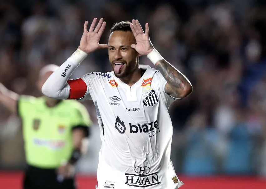 Santos 2025 football shirt Neymar