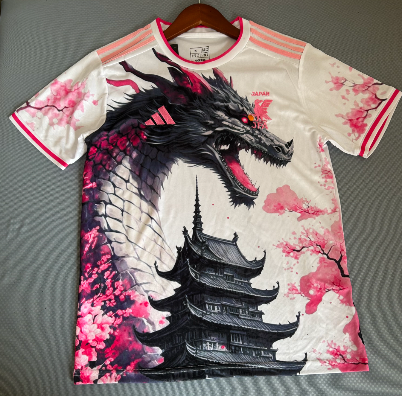 Japan Pink Dragon White Jersey 2025/2026 Edition