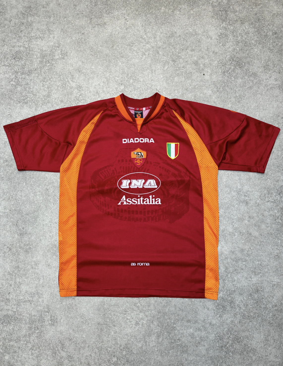 As Roma 1997/1998 Home Retro Jersey