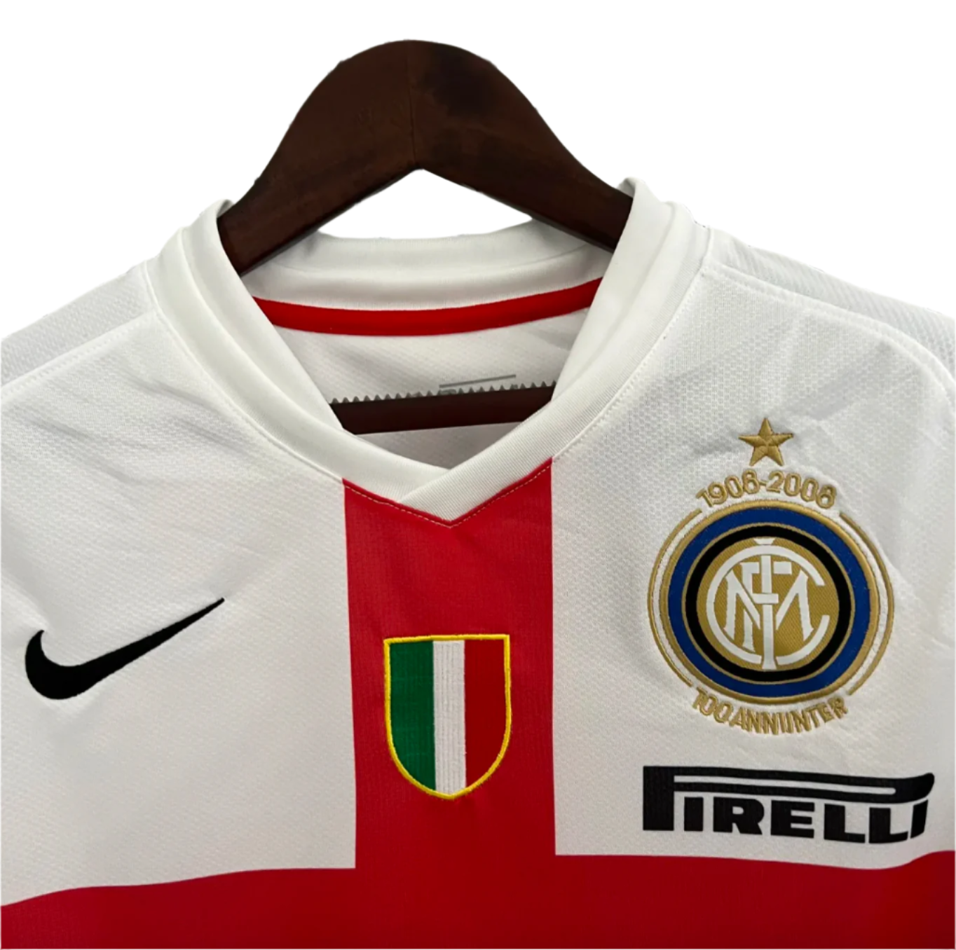 Inter Milan Red Cross Jersey 2007/2008