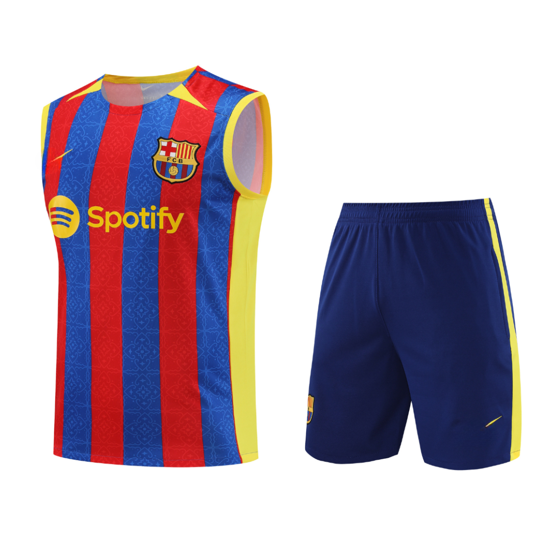 FC Barcelona Blaugrana Mouwloze Zomertrainingsset 2024/2025