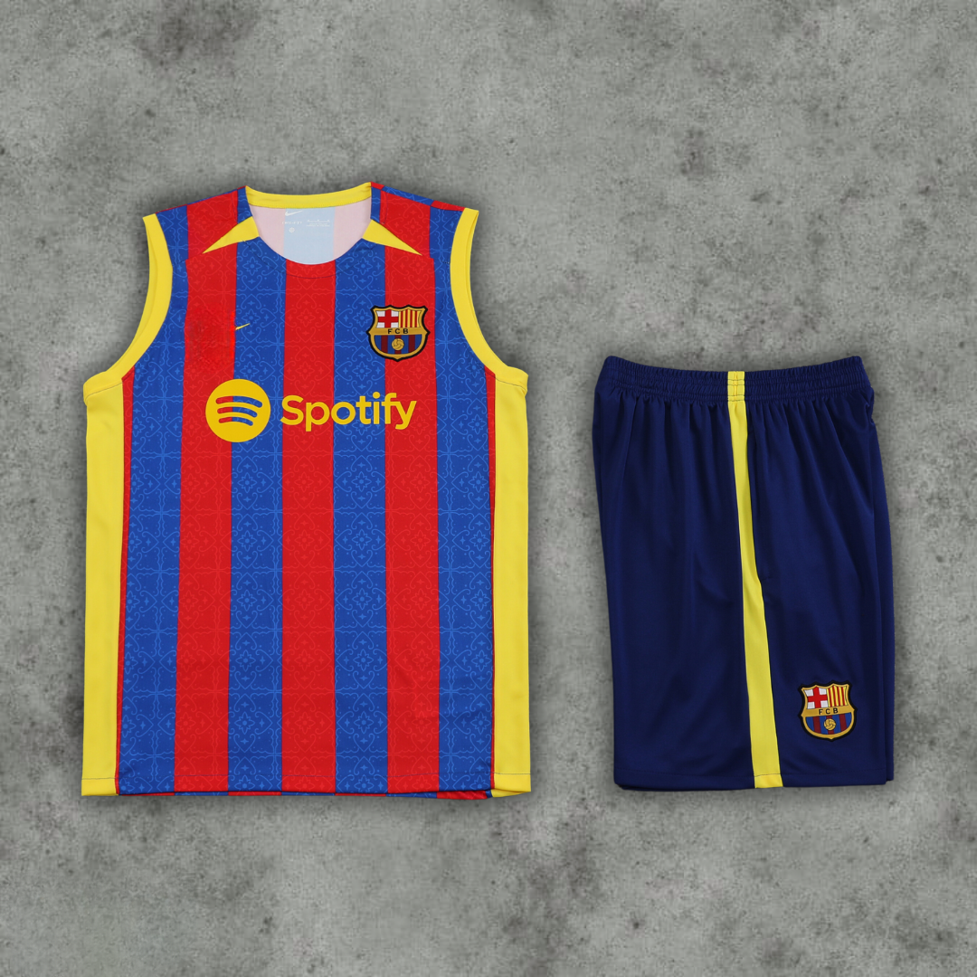 FC Barcelona Blaugrana Mouwloze Zomertrainingsset 2024/2025