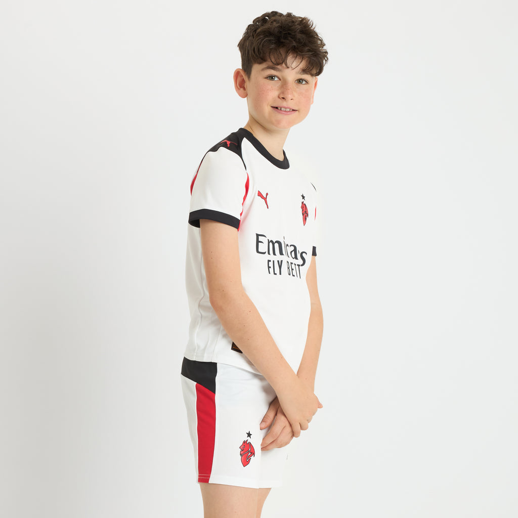 2025/26 AC Milan Kindervoetbaltenue Uit