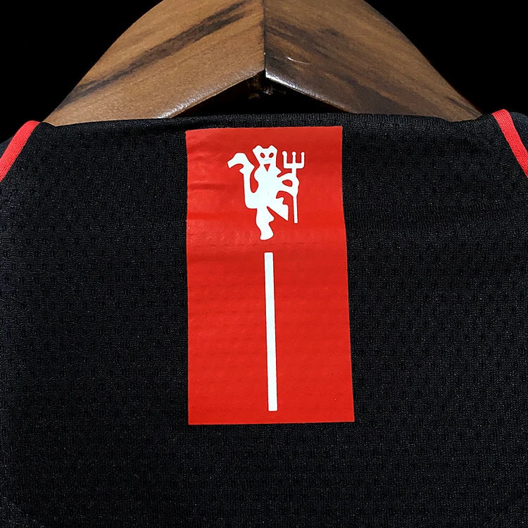 2007-2008 Manchester United Retro Derde Shirt - Zwart
