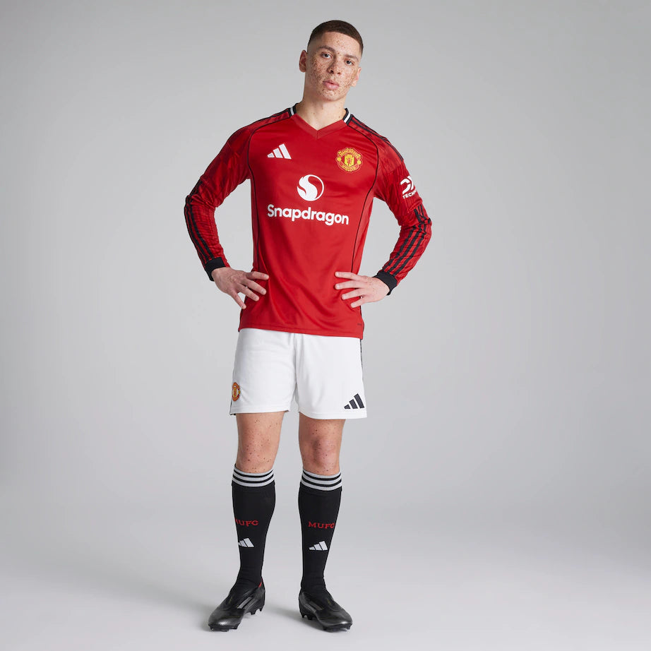 Manchester United 25/26 Thuisshirt met Lange Mouwen