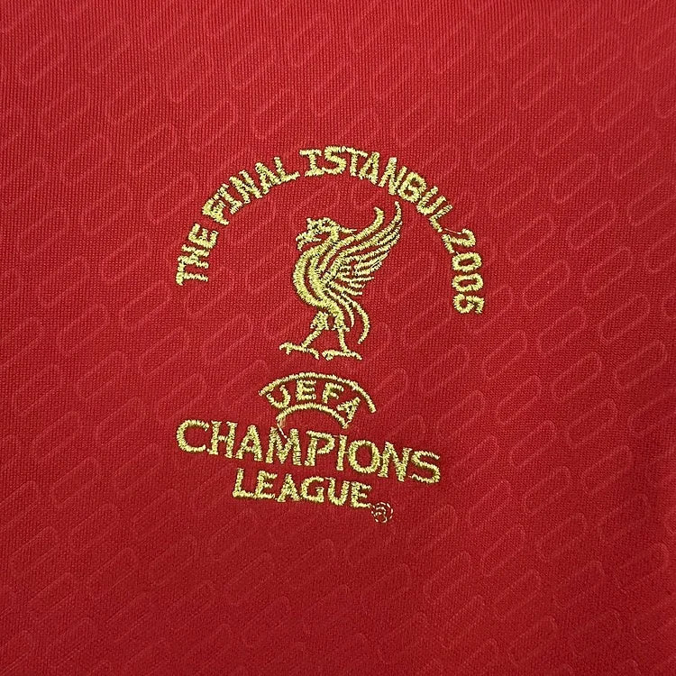 2005-2006 Liverpool Retro UCL Thuisshirt