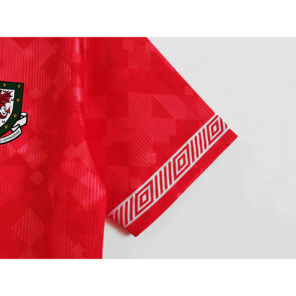 Wales Retro Shirt 91-92 Home