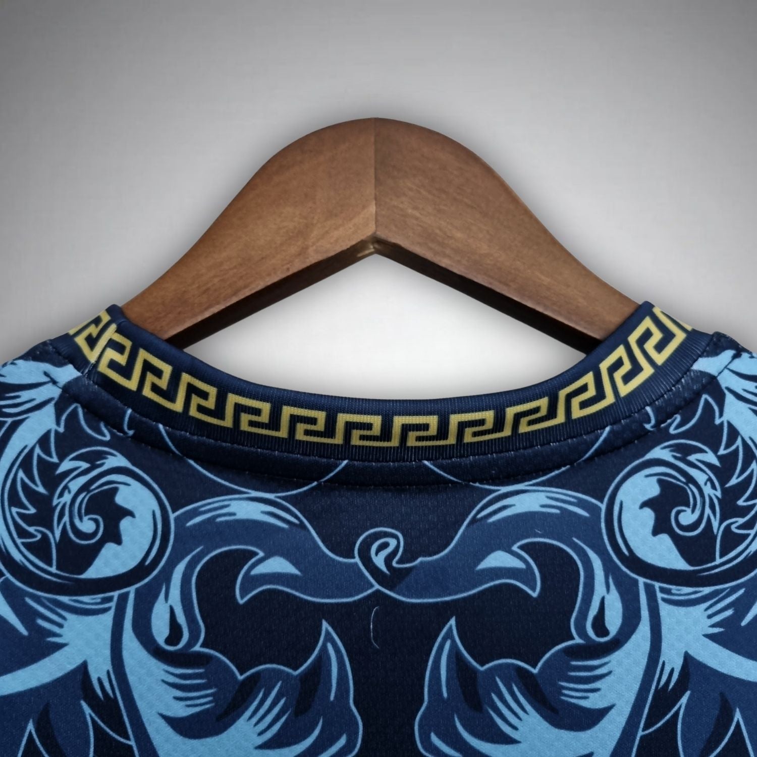 Italië Versace Donkerblauwe Kit