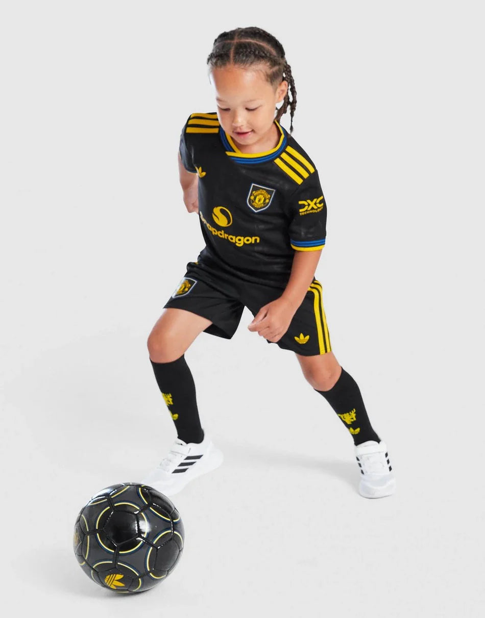 2025-26 Manchester United Third Mini Kit Kids