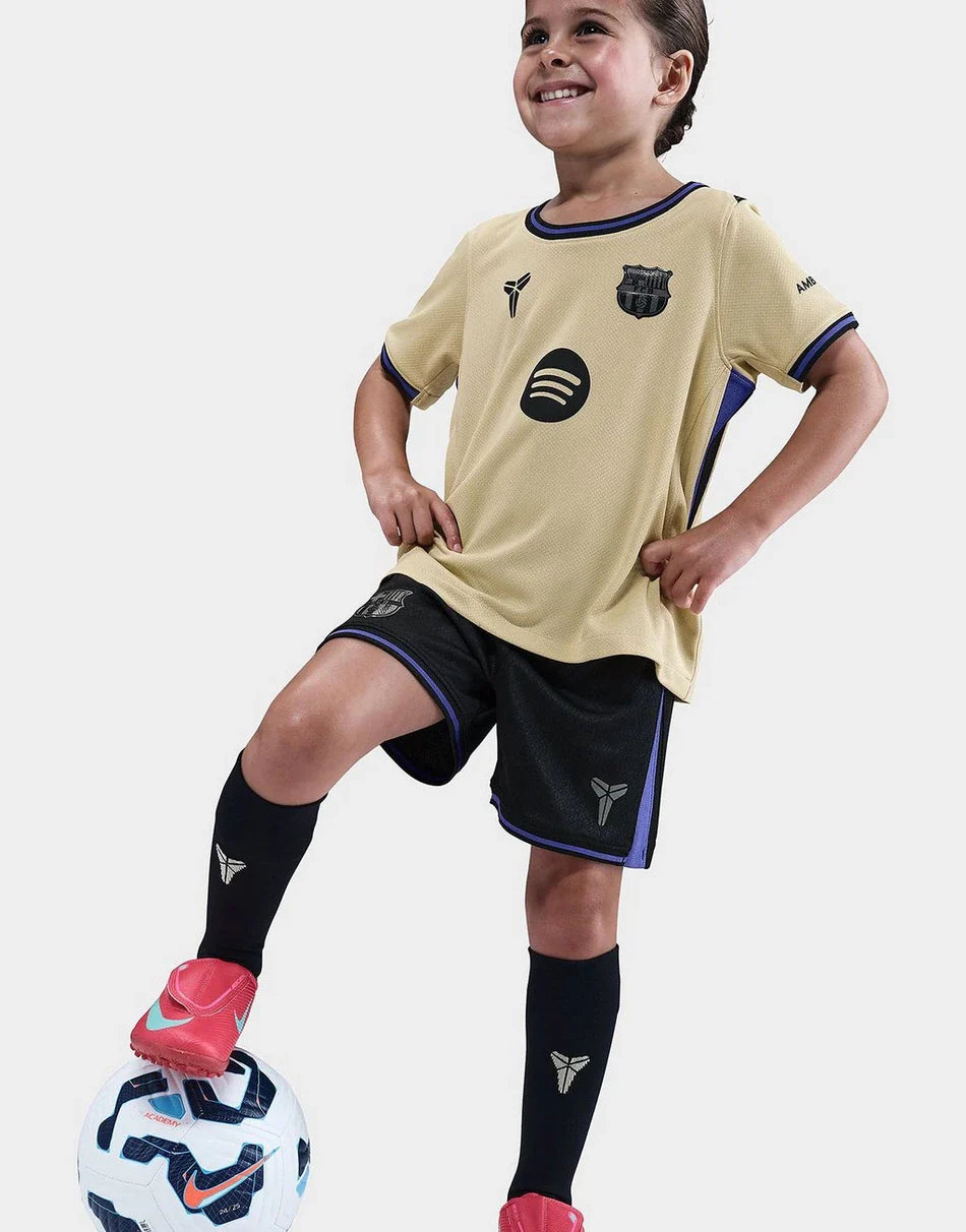 FC Barcelona 2025/26 Away Kit Kids
