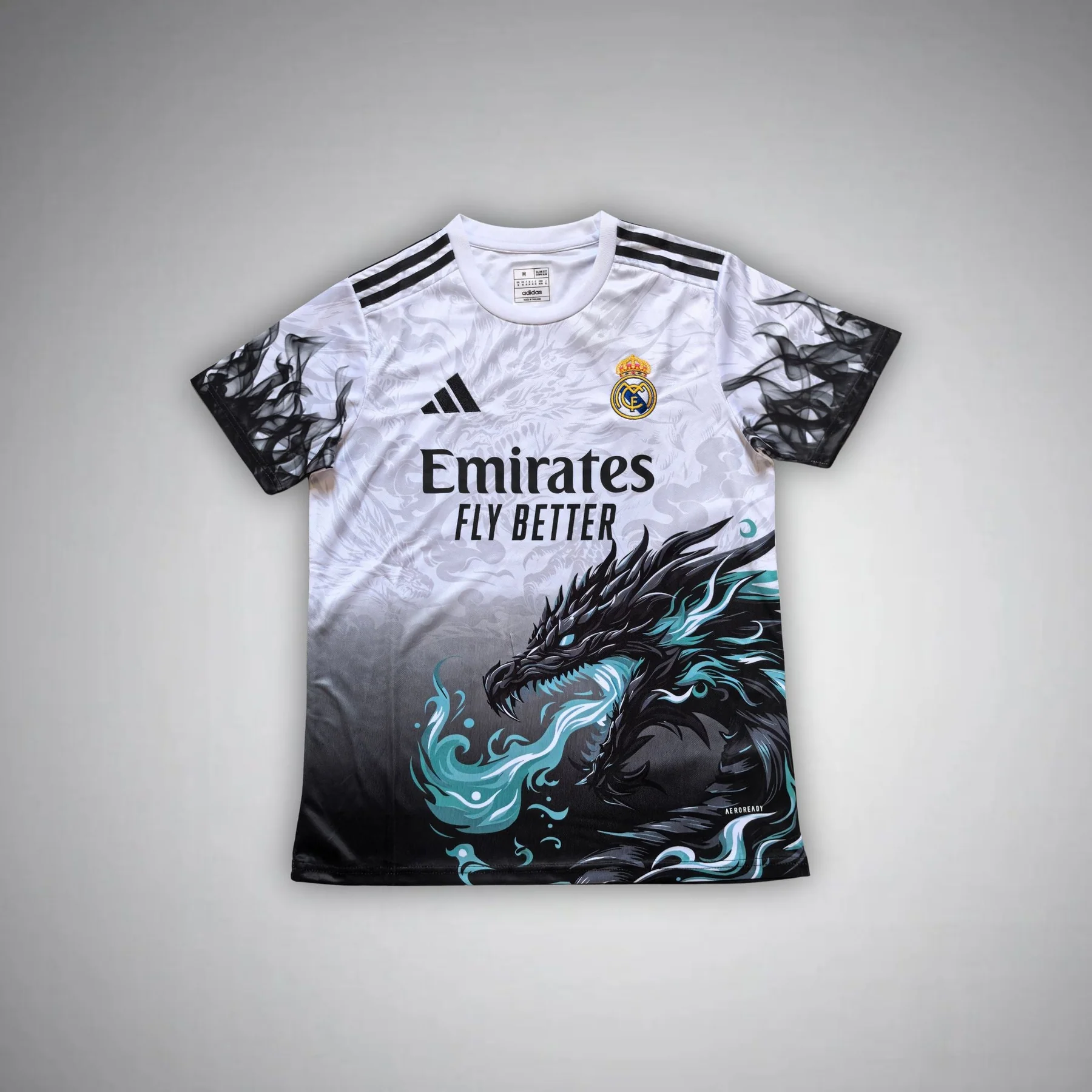 Kids Real Madrid Emerald Flame Kit 2025-26