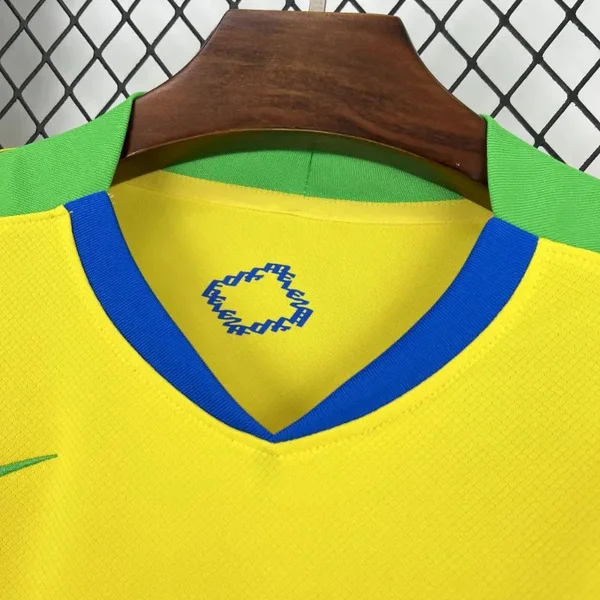 Brazil Home 2025-26 Jersey Player Version