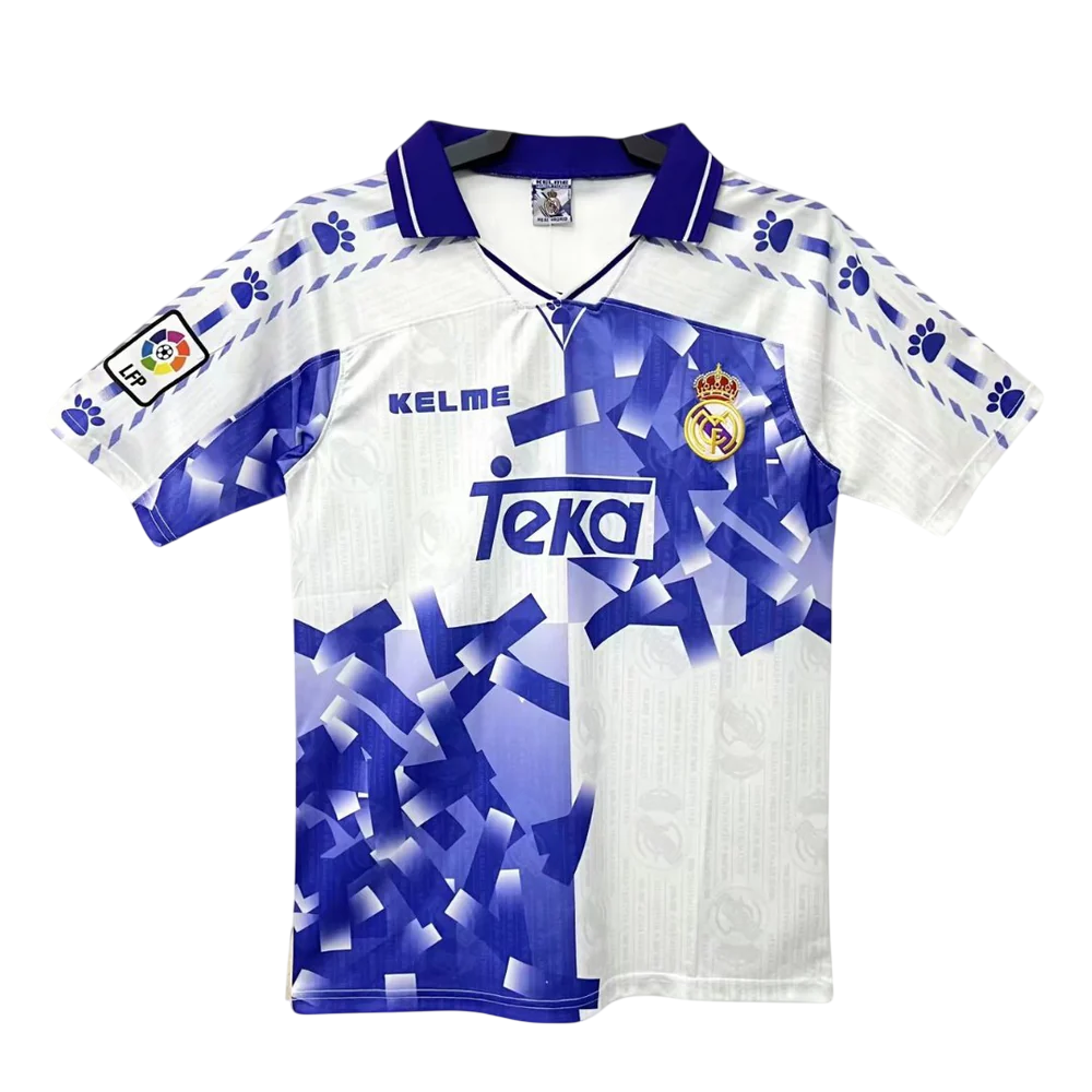 Real Madrid 1996/97 Uit Retro Shirt