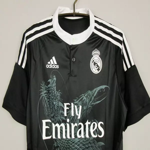 Retro Real Madrid 2014-15 Black Dragon Jersey