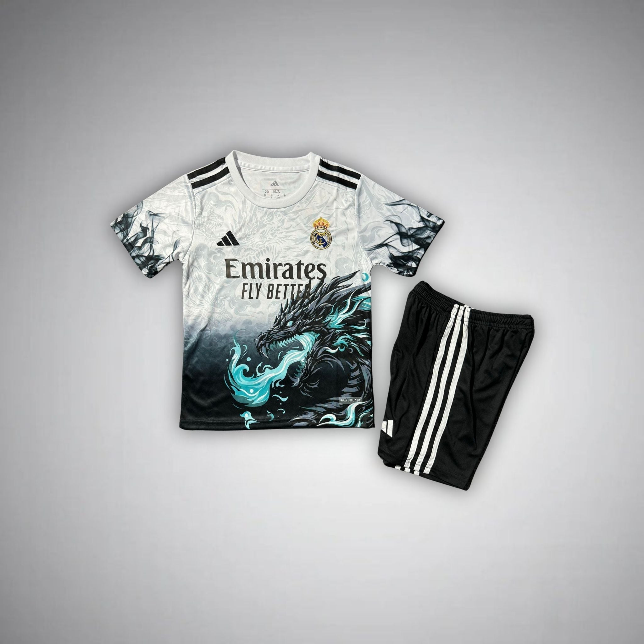 Real Madrid Kids Football Kit - Emerald Flame