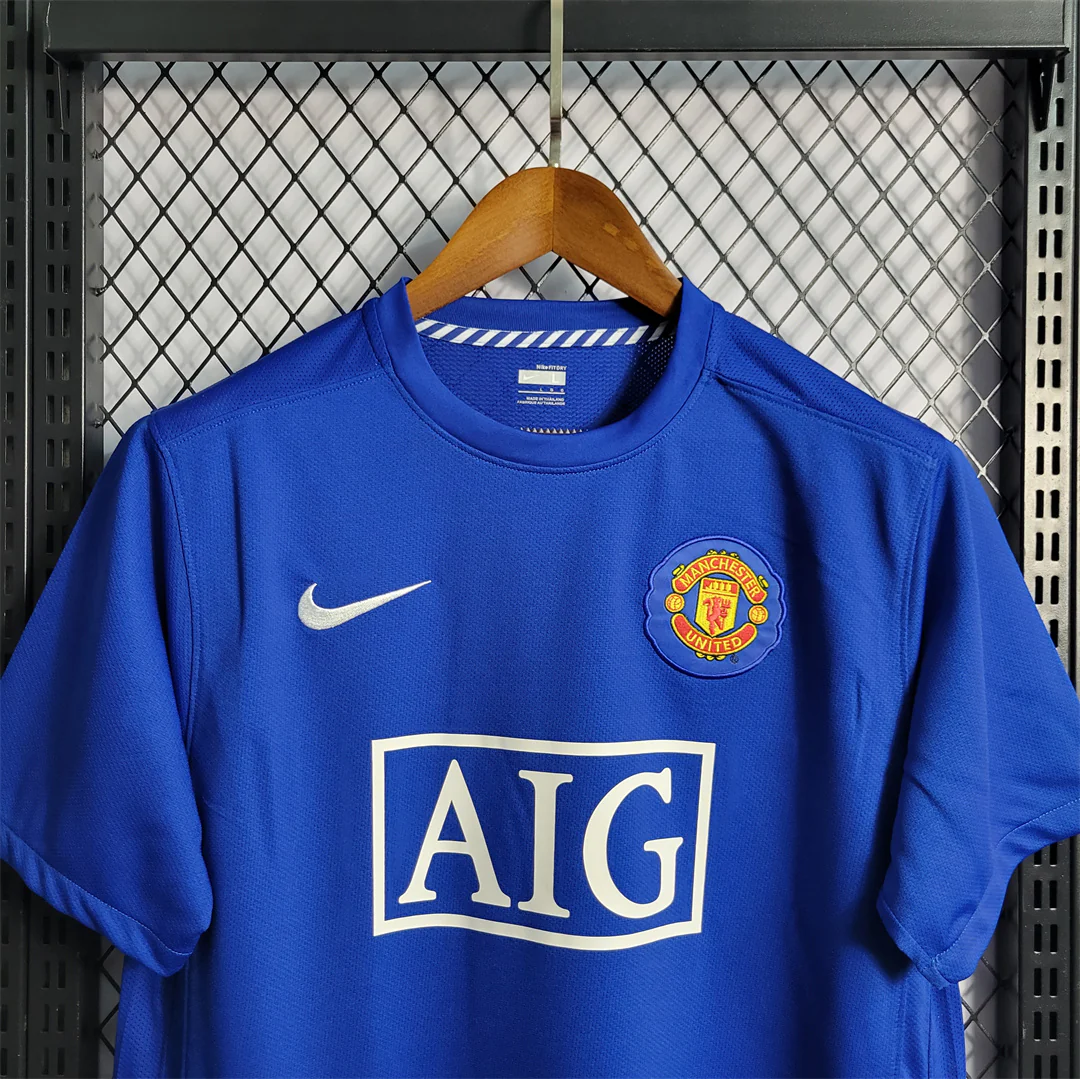 Retro Manchester United 2008-09 Blue Jersey