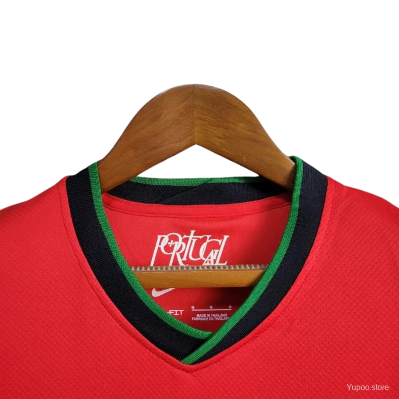 Portugal EURO 2024 Frauen-Heimtrikot – Fan-Version