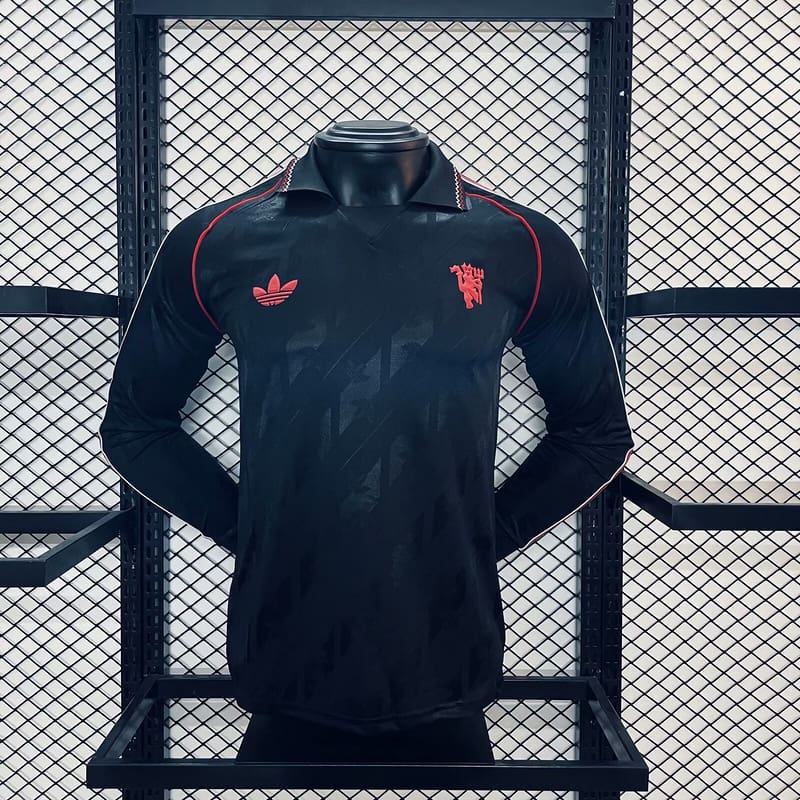 Manchester United 2024/2025 Speciale Retro Kit Lange Mouw – Spelersversie