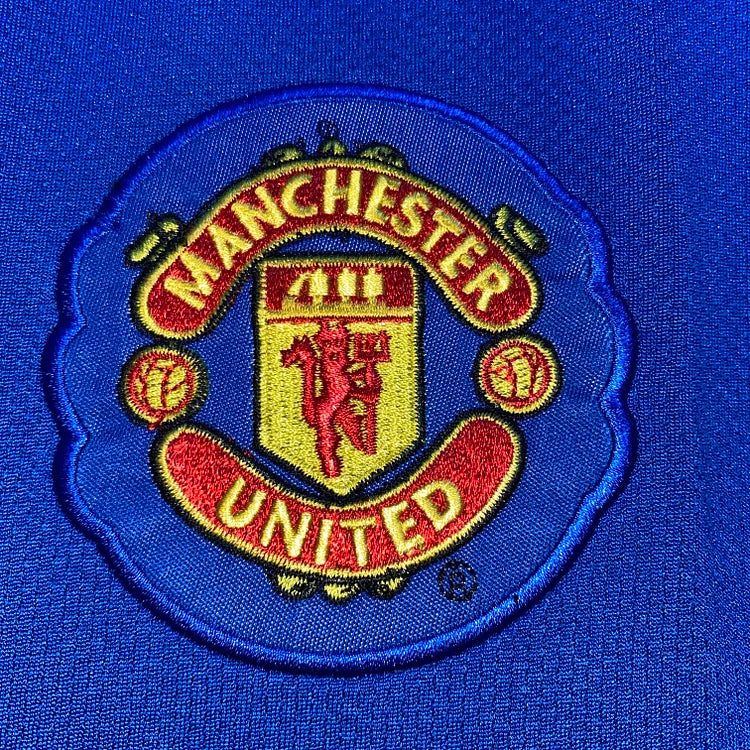 2007-2008 Manchester United Retro Uitshirt - Blauw