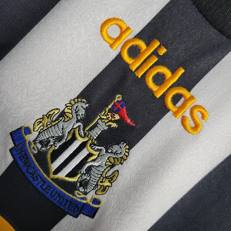 1995-1997 Newcastle United Retro Lange Mouw Thuisshirt
