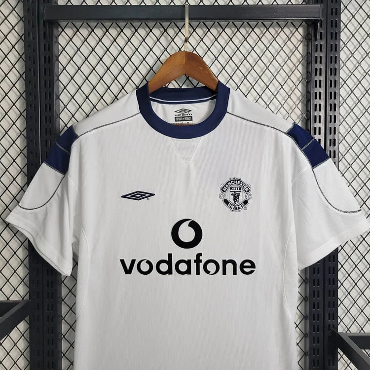 1999-2000 Manchester United Retro Uitshirt - Wit