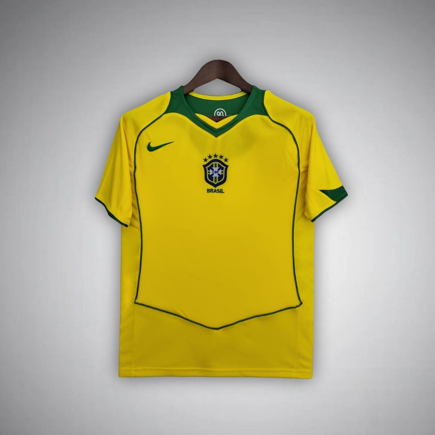 Brazilië Retro Thuisshirt 2004