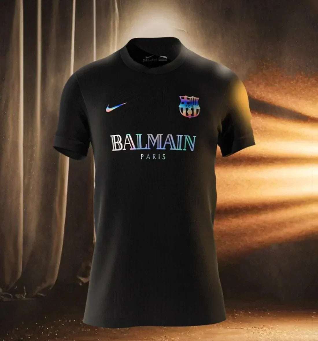2024 Barcelona Balmain Shirt - Zwarte Editie