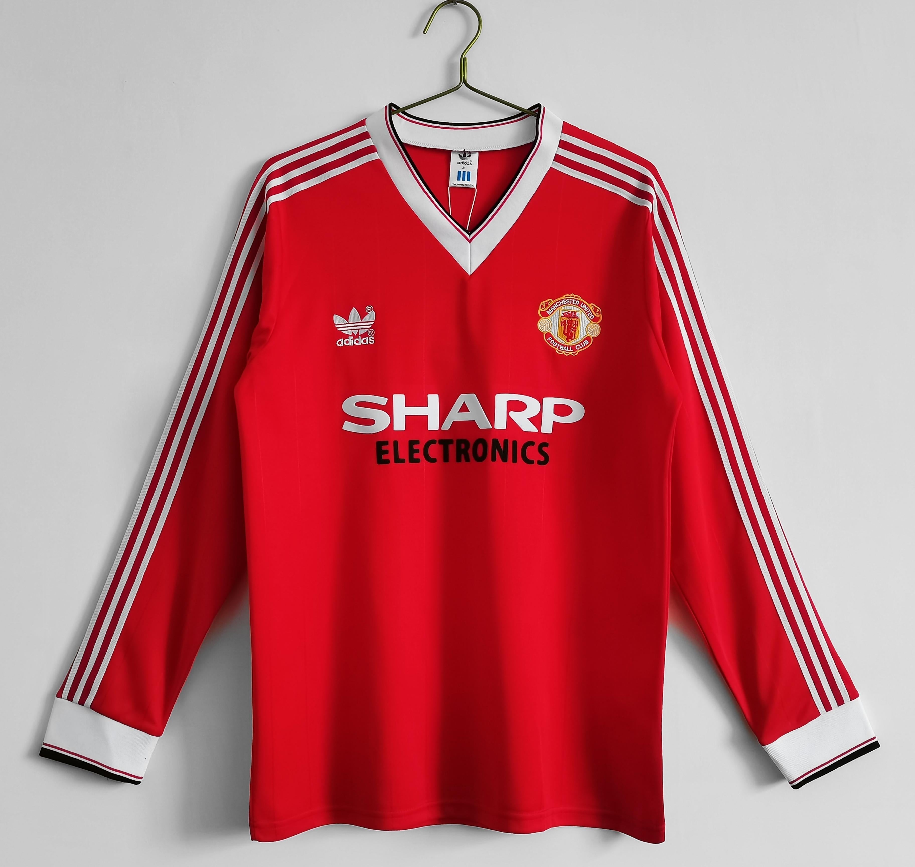 Manchester United Shirt 1986/1987 - Lange Mouw Thuis