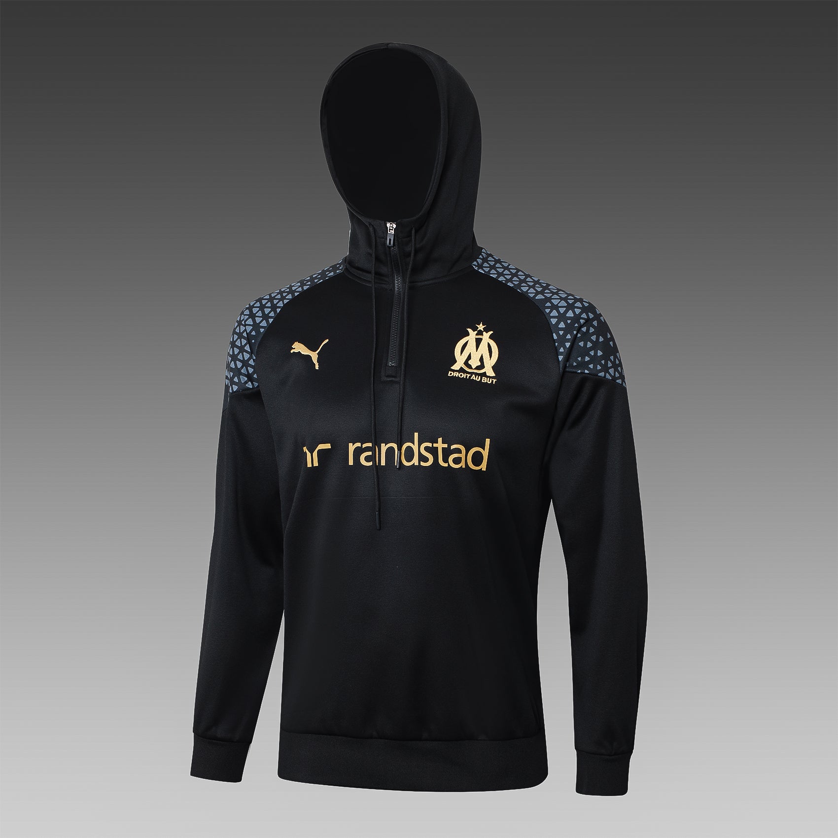 Marseille 23-24 | Schwarz | Trainingsanzug Hoodie
