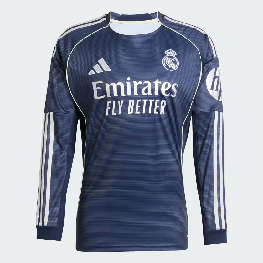 Real Madrid uittenue met lange mouwen 2025/26