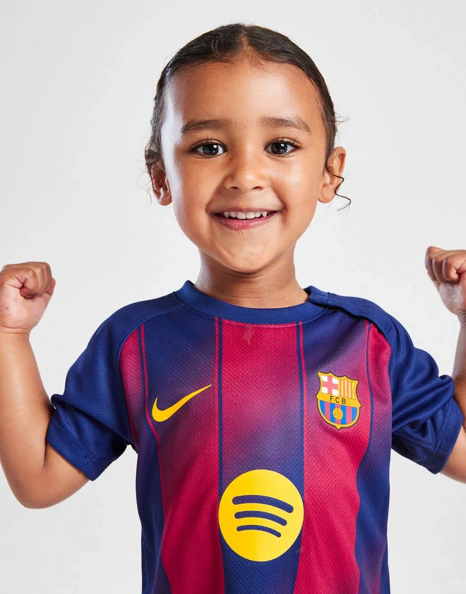 2025-26 FC Barcelona Thuisvoetbaltenue voor kinderen