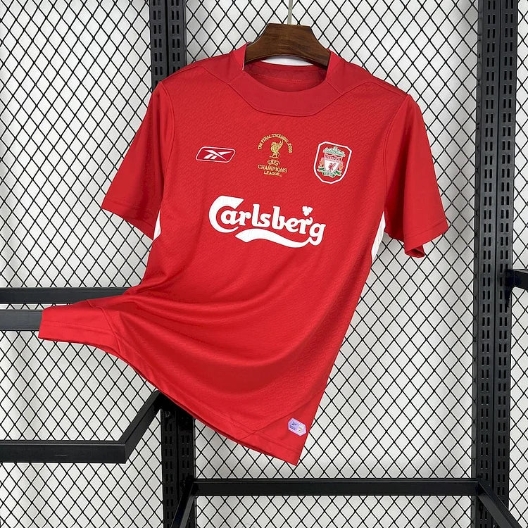 2005-2006 Liverpool Retro UCL Thuisshirt