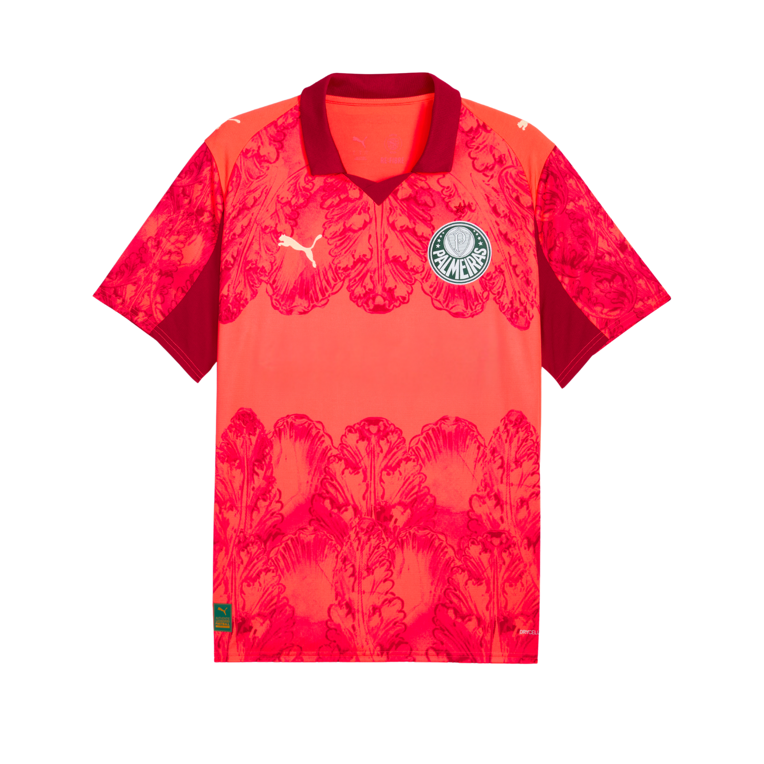 Palmeiras X KidSuper Club WM-Trikot 25/26 - Leuchtendes Rot/Dunkelrot