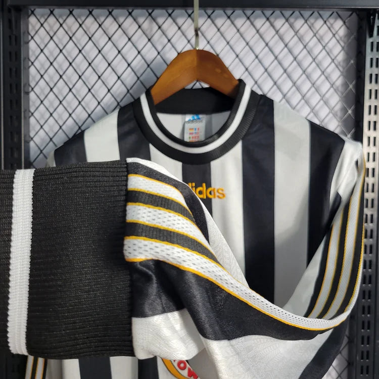 1995-1997 Newcastle United Retro Lange Mouw Thuisshirt