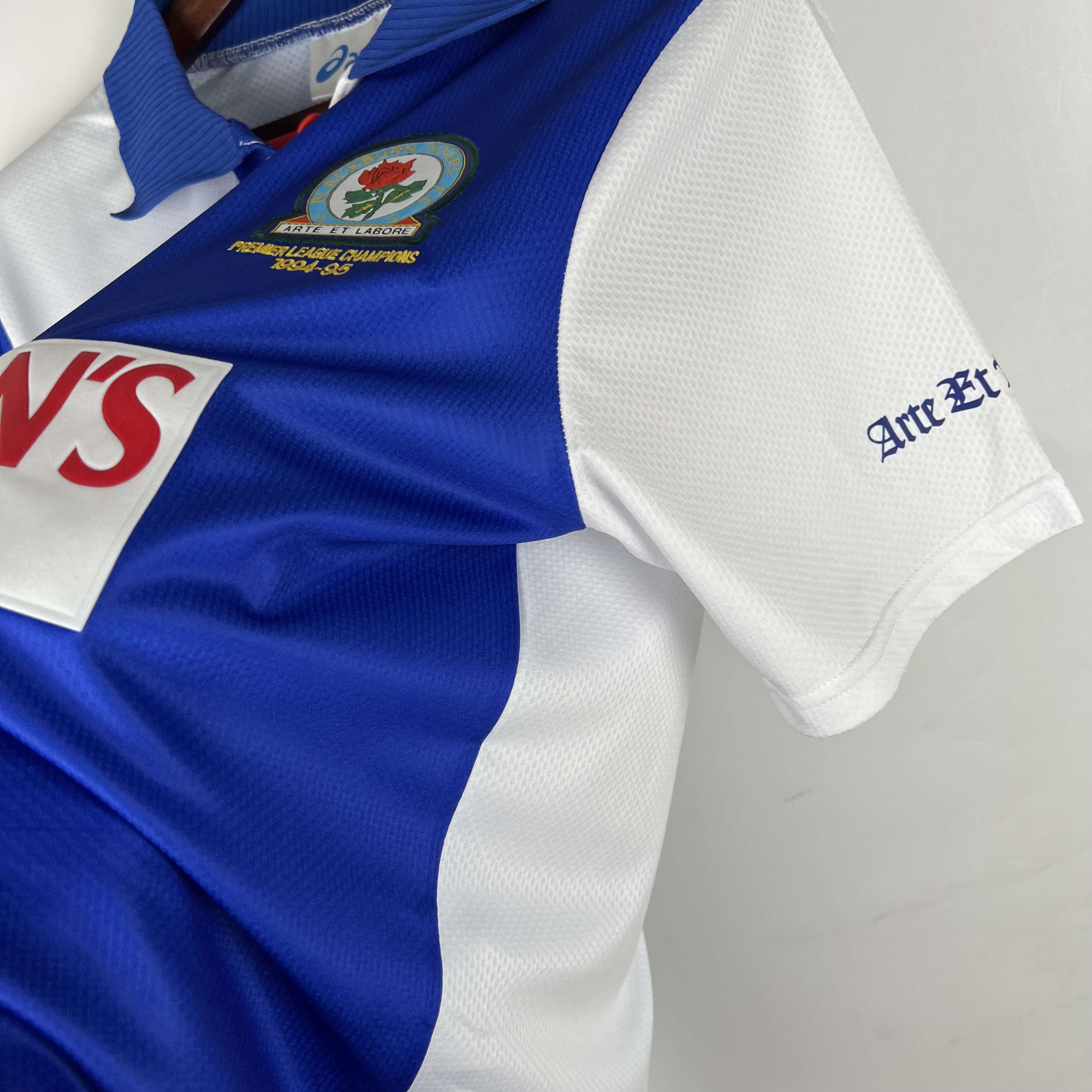 1994/1995 Blackburn Rovers thuis retro shirt