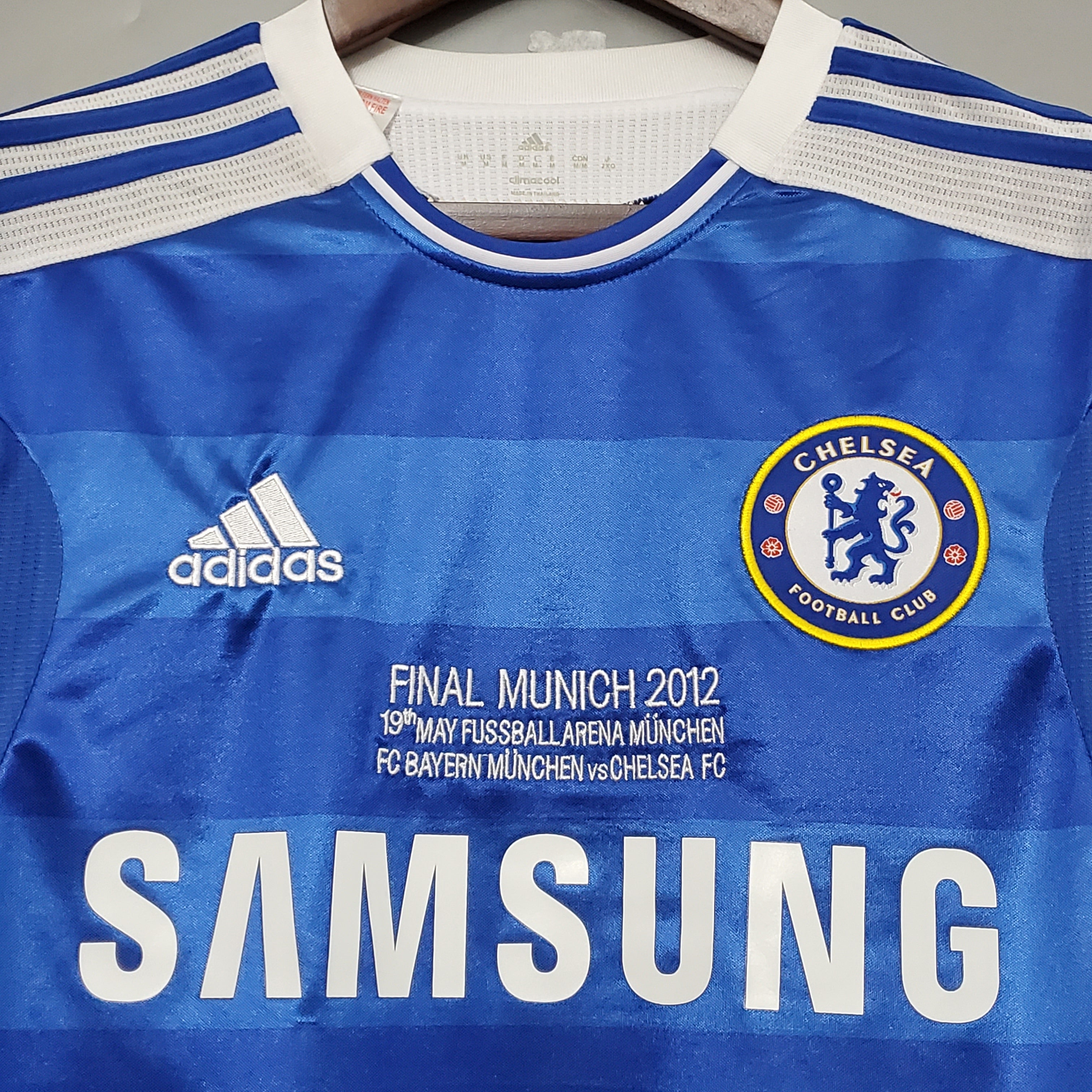 2011/2012 Chelsea Thuis Retro Shirt Champions League Finale München