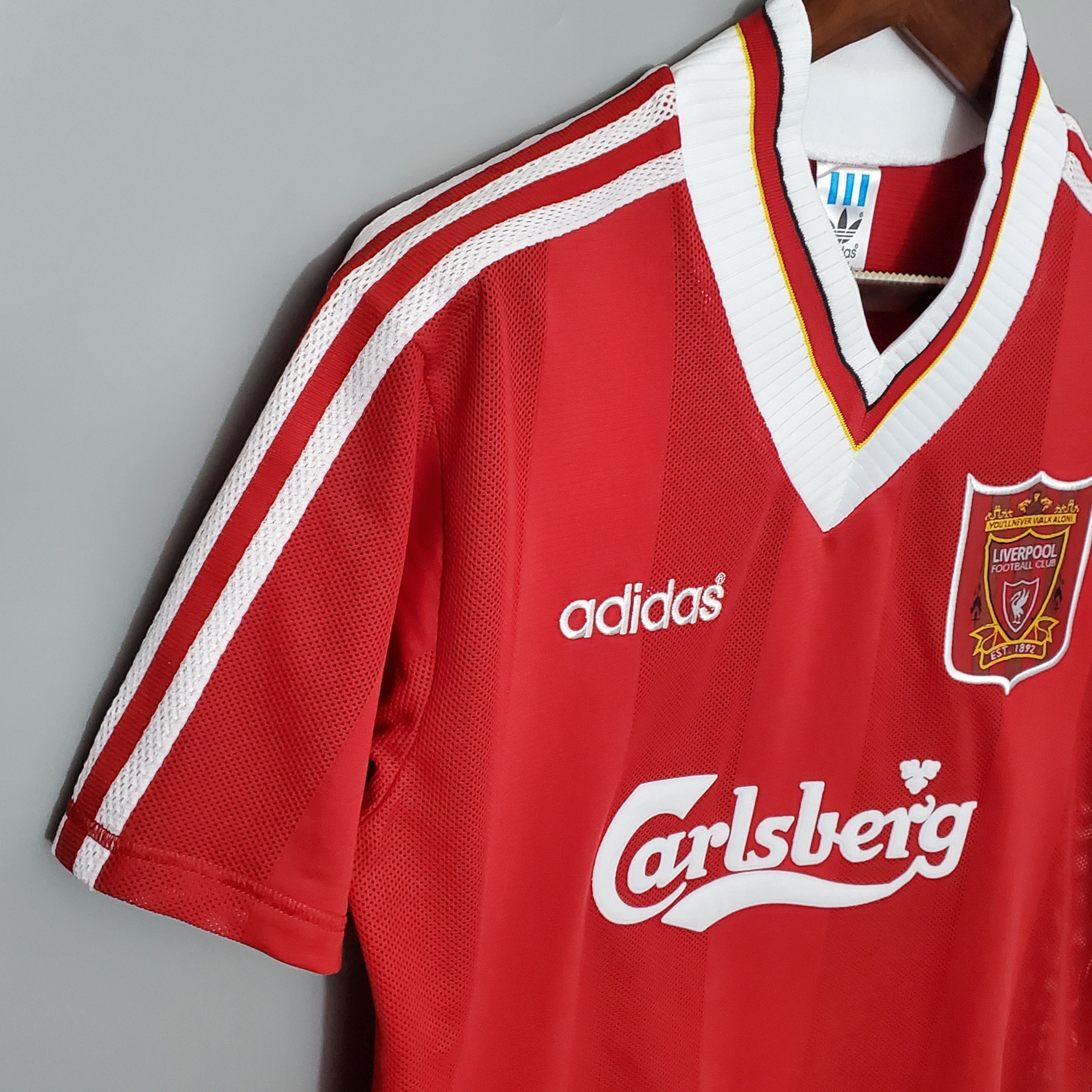 Liverpool Thuisvoetbal Retroshirt 1995/1996