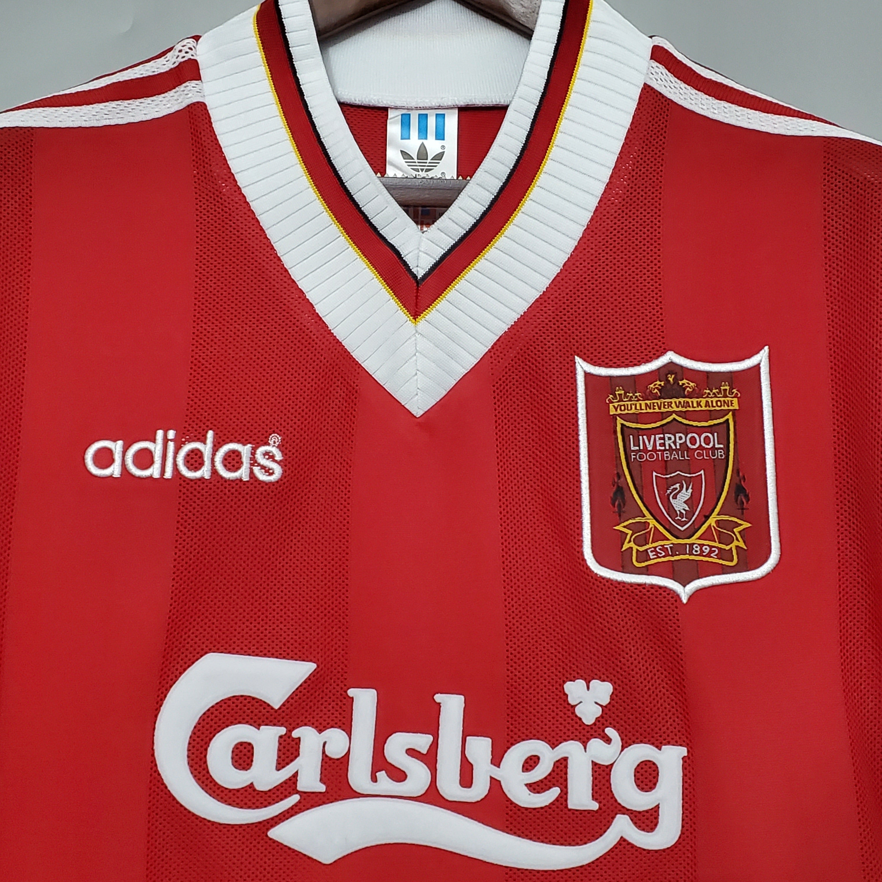 Liverpool Thuisvoetbal Retroshirt 1995/1996