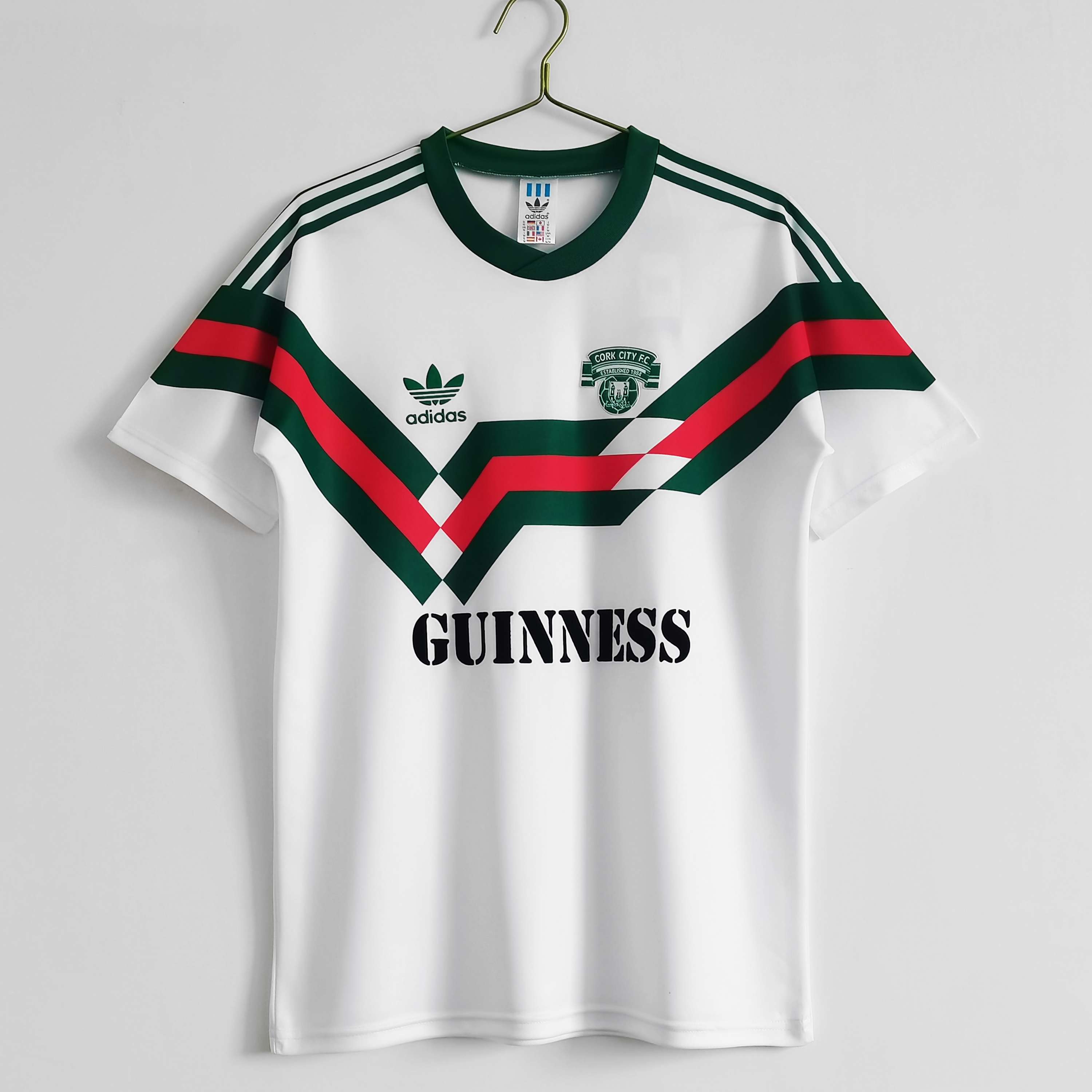 1988/1989 Cork City Home Retro Shirt Guinness Ierland