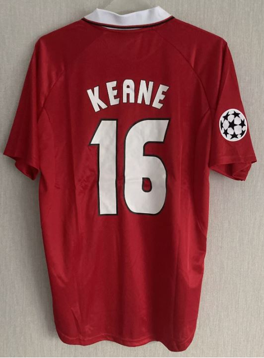 1999/2000 Manchester United Thuis Retro Shirt Champions League Finale