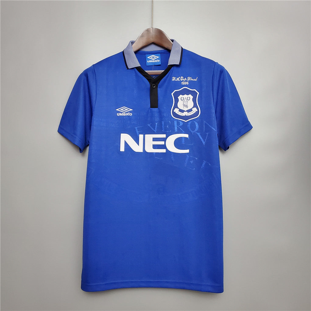 1994/1995 Everton Thuis Retro Shirt FA Cup Finale