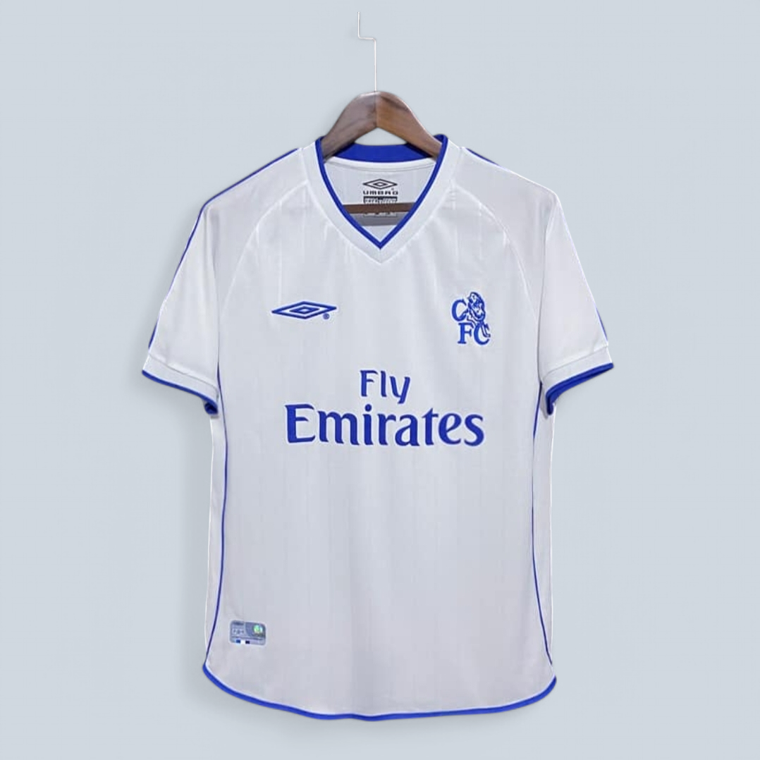 2001/2003 Chelsea Uit Wit Retro Shirt