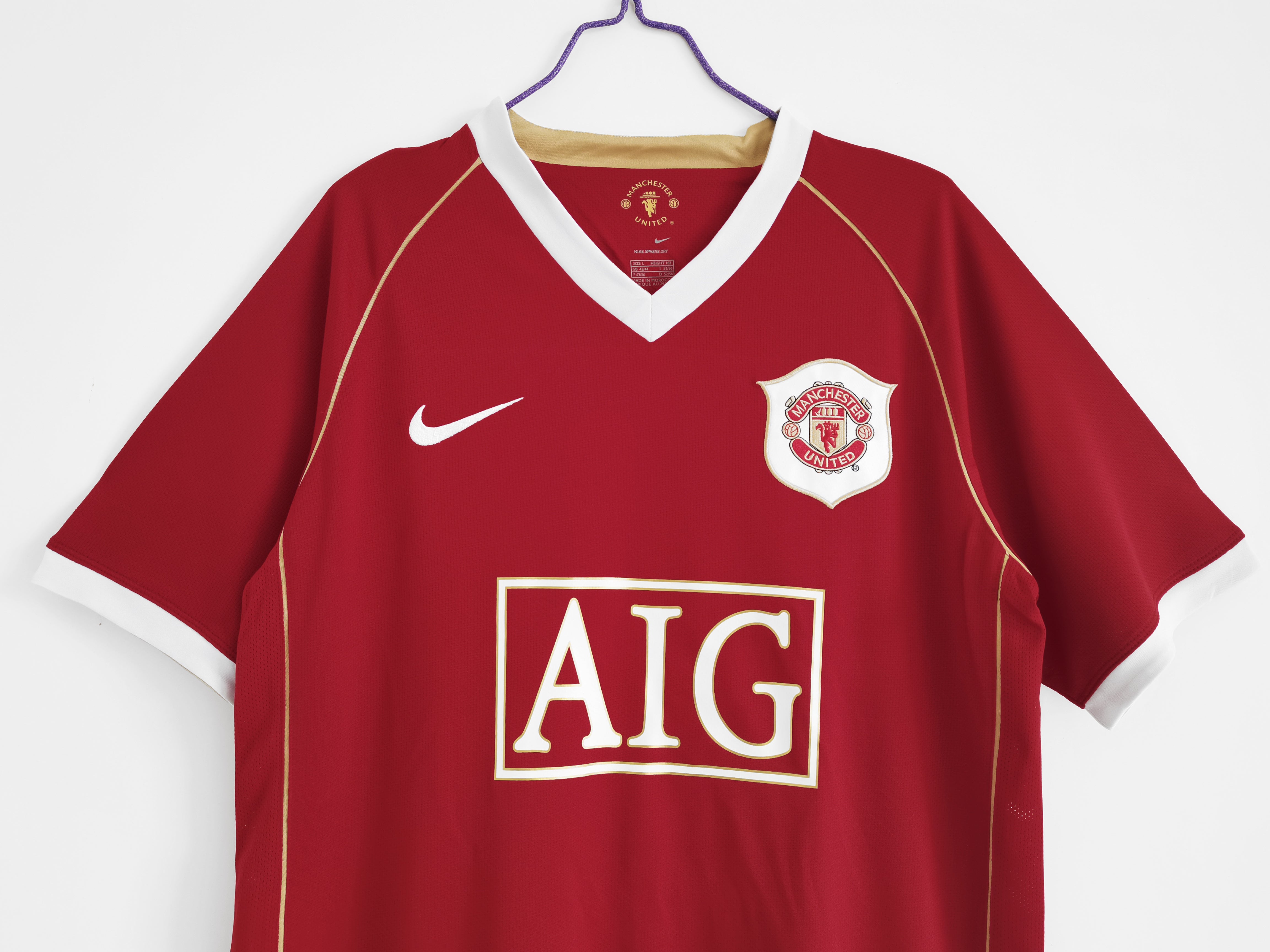 2006/2007 Manchester United thuis retro-shirt