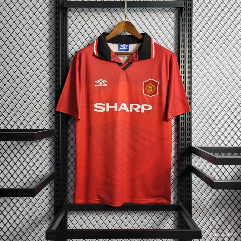 1994/1996 Manchester United Thuis Retro Shirt
