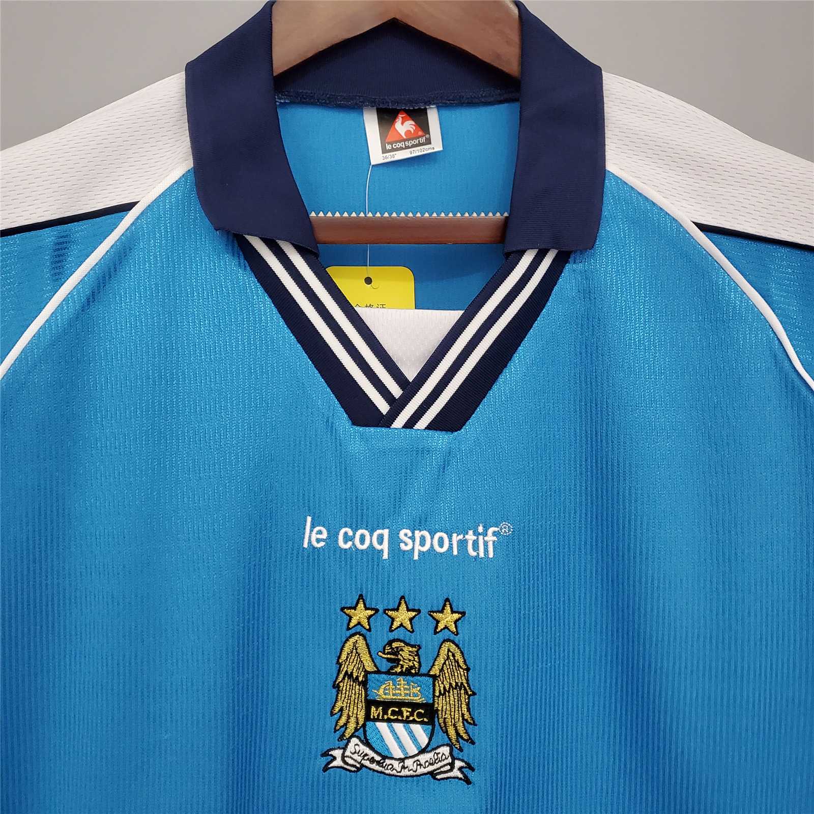 1999/2001 Manchester City Thuis Retro Shirt