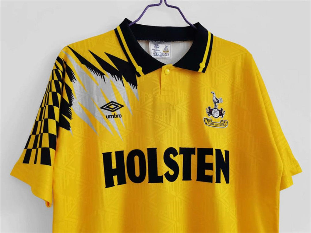 1992/1995 Tottenham Uit Geel Retro Shirt