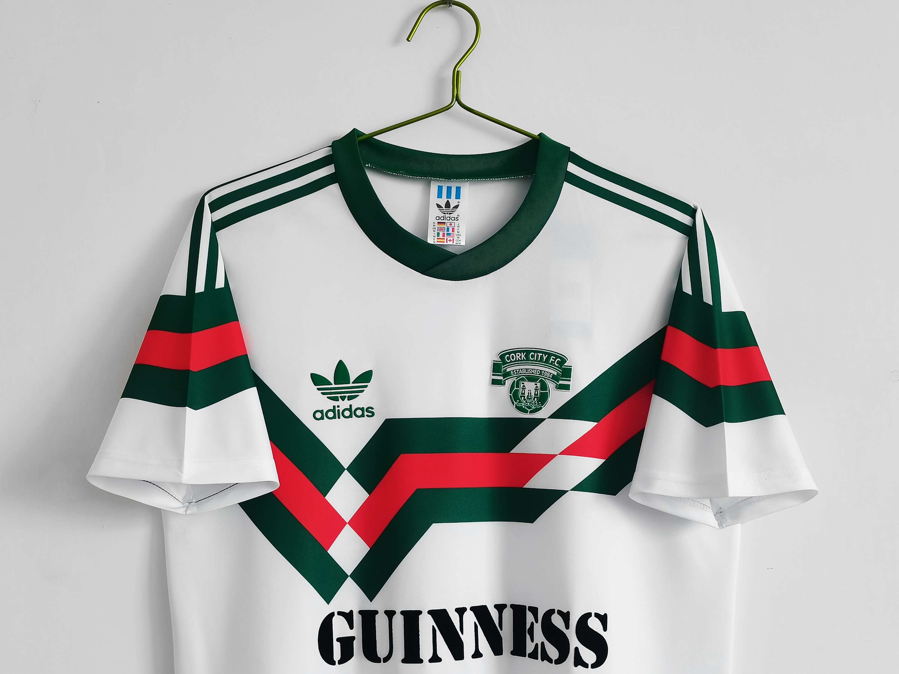 1988/1989 Cork City Home Retro Shirt Guinness Ierland