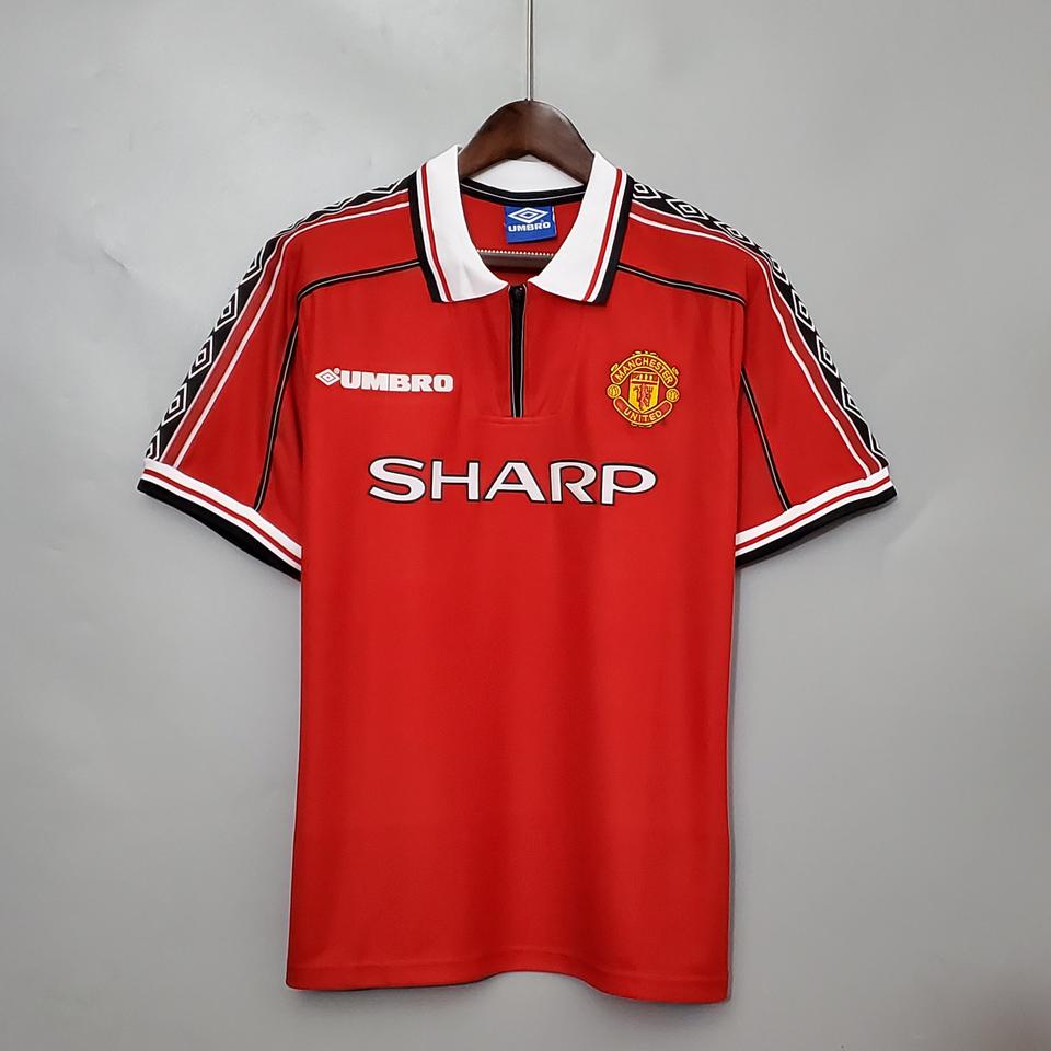 1998/1999 Manchester United Thuis Retro Shirt