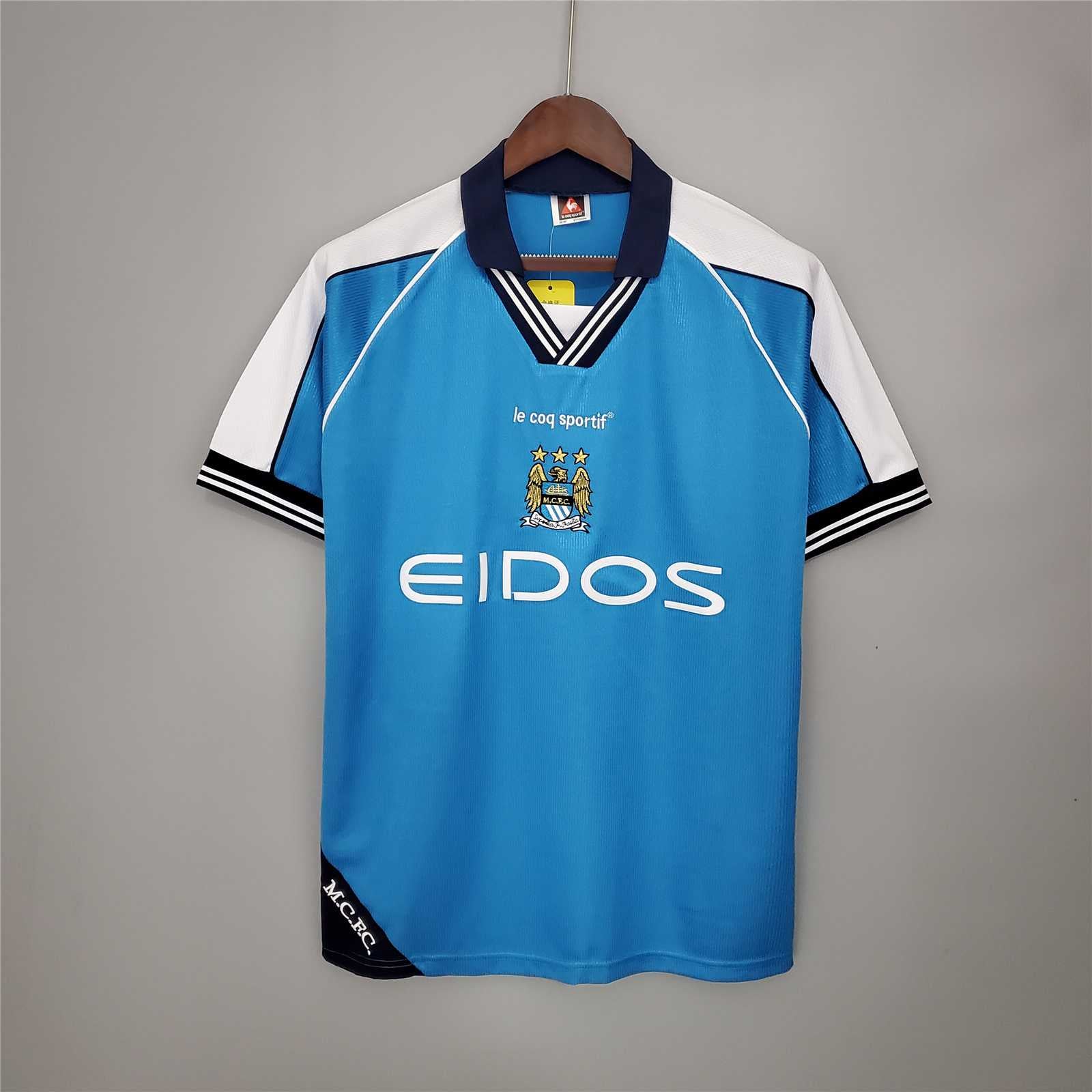 1999/2001 Manchester City Thuis Retro Shirt