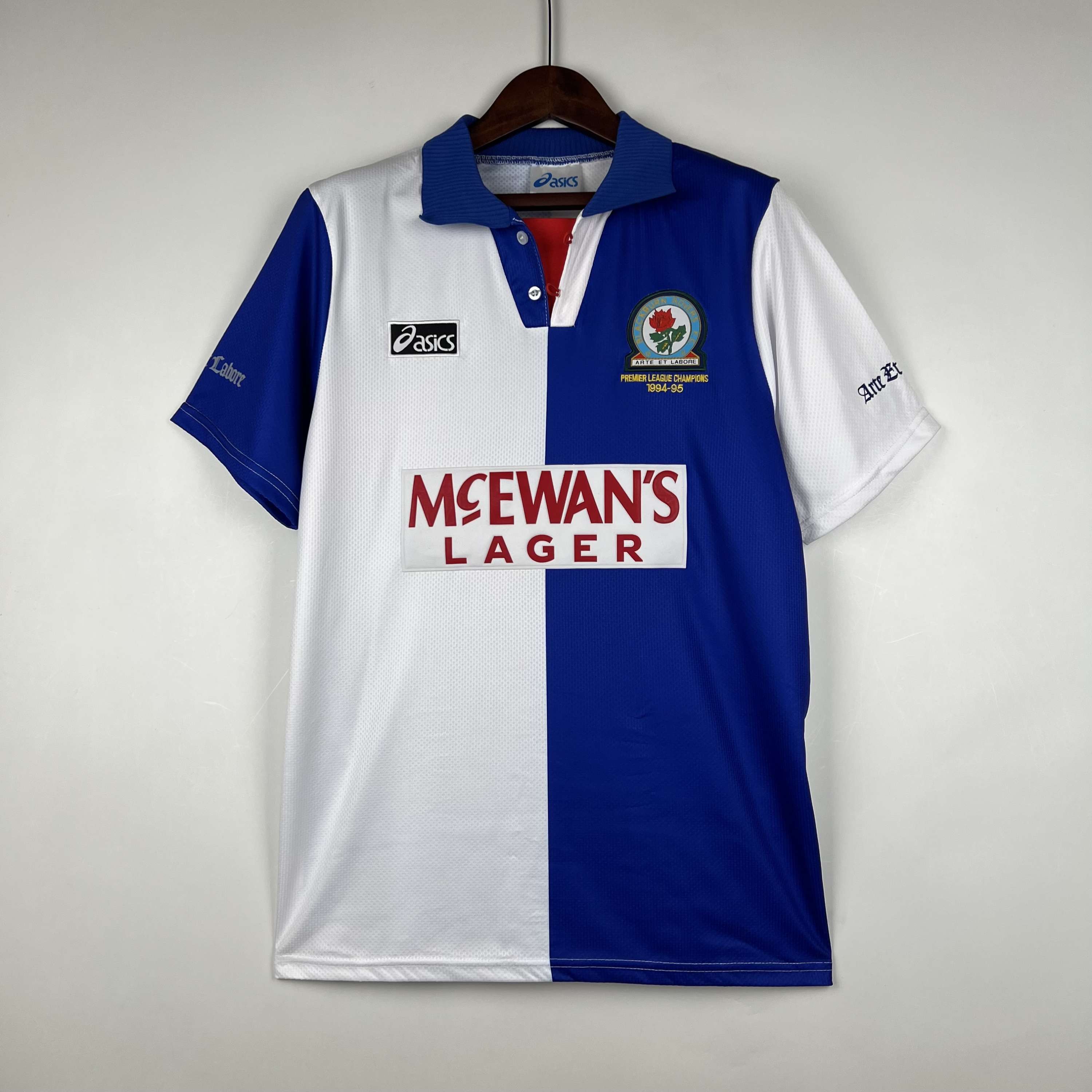 1994/1995 Blackburn Rovers thuis retro shirt